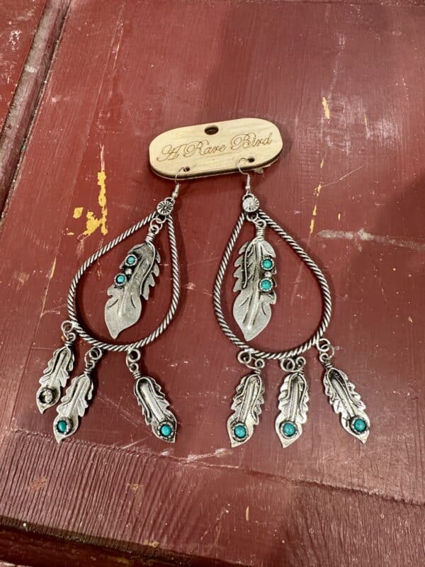 Indian Navajo Silver Earrings
