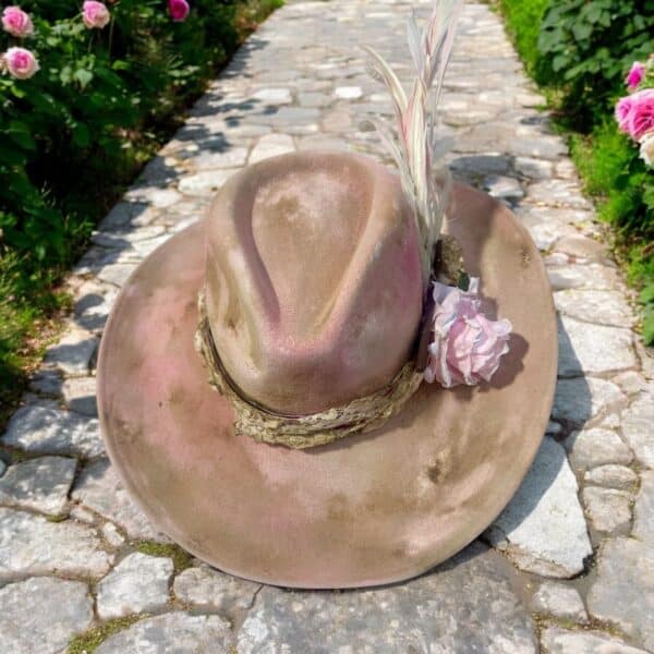 Pink Lady Distressed Hat - Image 2