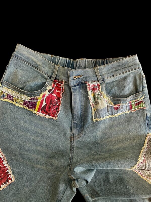 Preorder Hand Stitched Hanky Jeans - Image 7