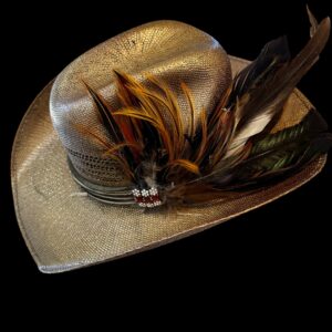 Golden Wheat Straw Hat Bundle