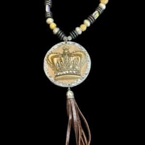Crown Me Tassel Necklace