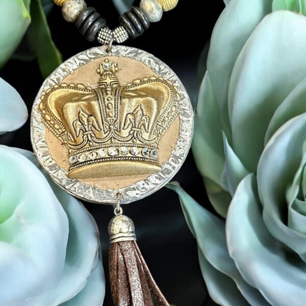 Crown Me Tassel Necklace - Image 2