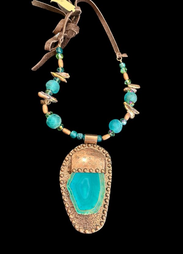Copper Agate Adjustable art Piece - Image 3