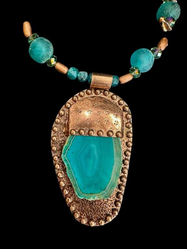 Copper Agate Adjustable art Piece - Image 4