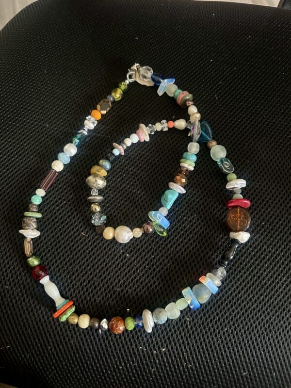 Authentic Multi Stone/Crystal Necklace - Image 3