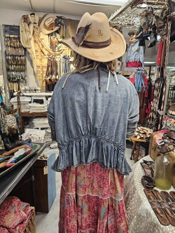Denim One size Ruffle Shirt Bundle - Image 3