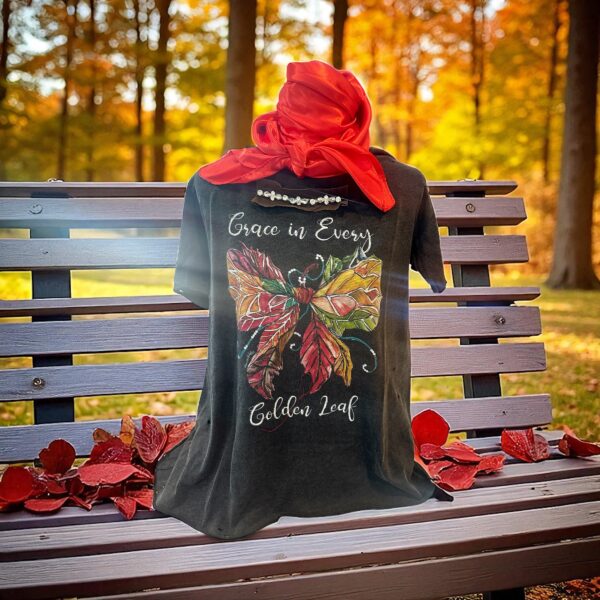 Grace in Every Golden Leaf Tattered Shirt Bundle - Image 3