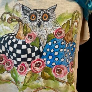 Hoot and Holler Pumpkin Tattered Shirt