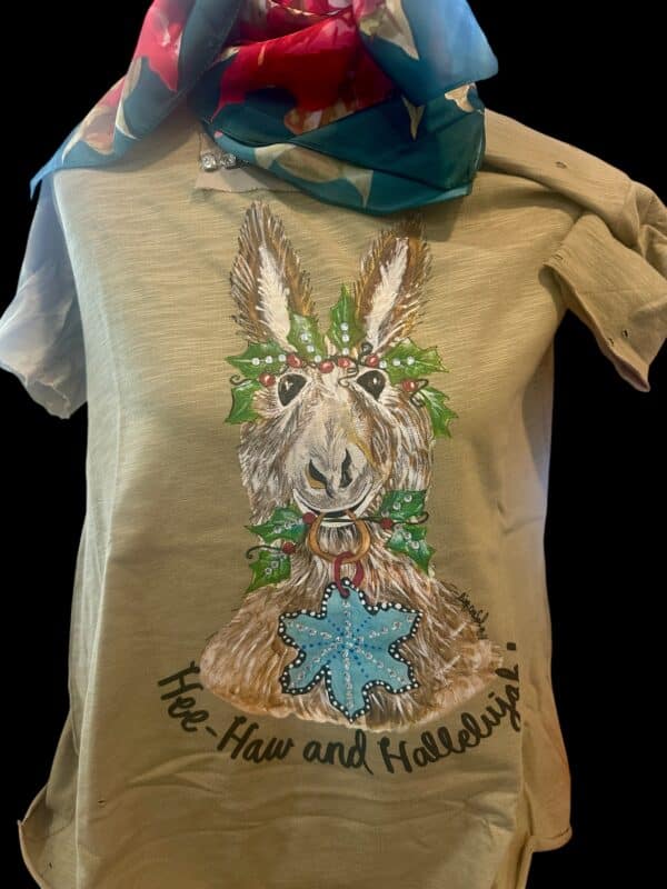 Hee Haw and Hallelujah Tattered Shirt - Image 3