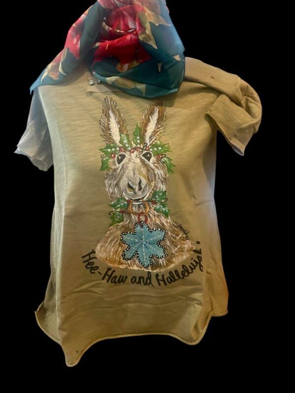 Hee Haw and Hallelujah Tattered Shirt - Image 5