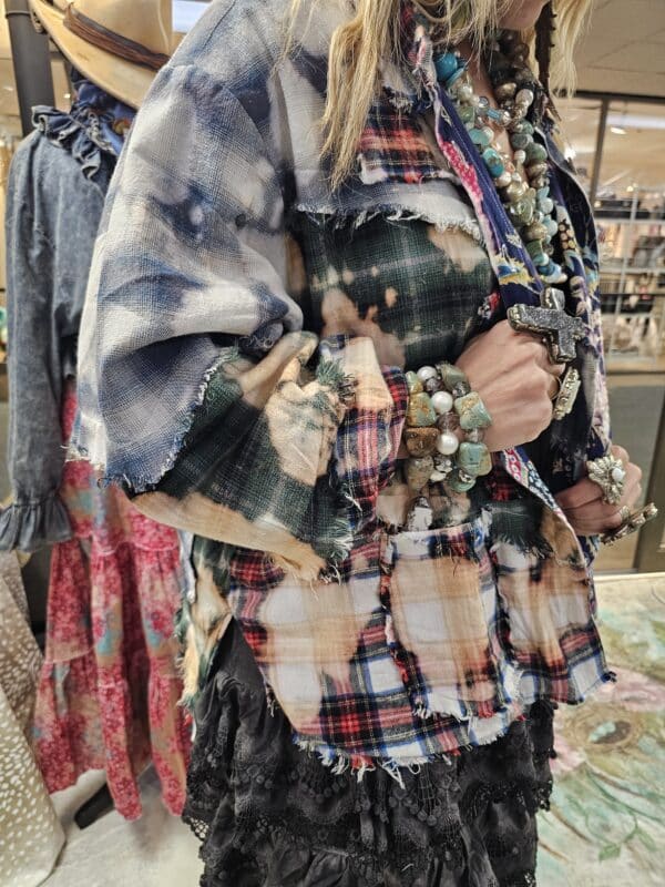 Blue Flannel Reversable Jacket - Image 8
