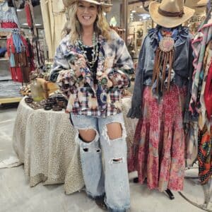 Blue Flannel Reversable Jacket Bundle