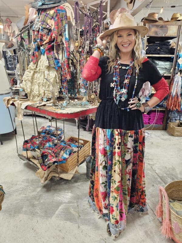 Velvet Patchwork Convertible Skirt/Dress