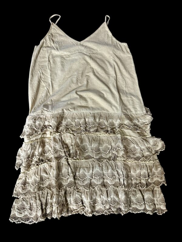 Vintage Ruffle Slip Dress - Image 2