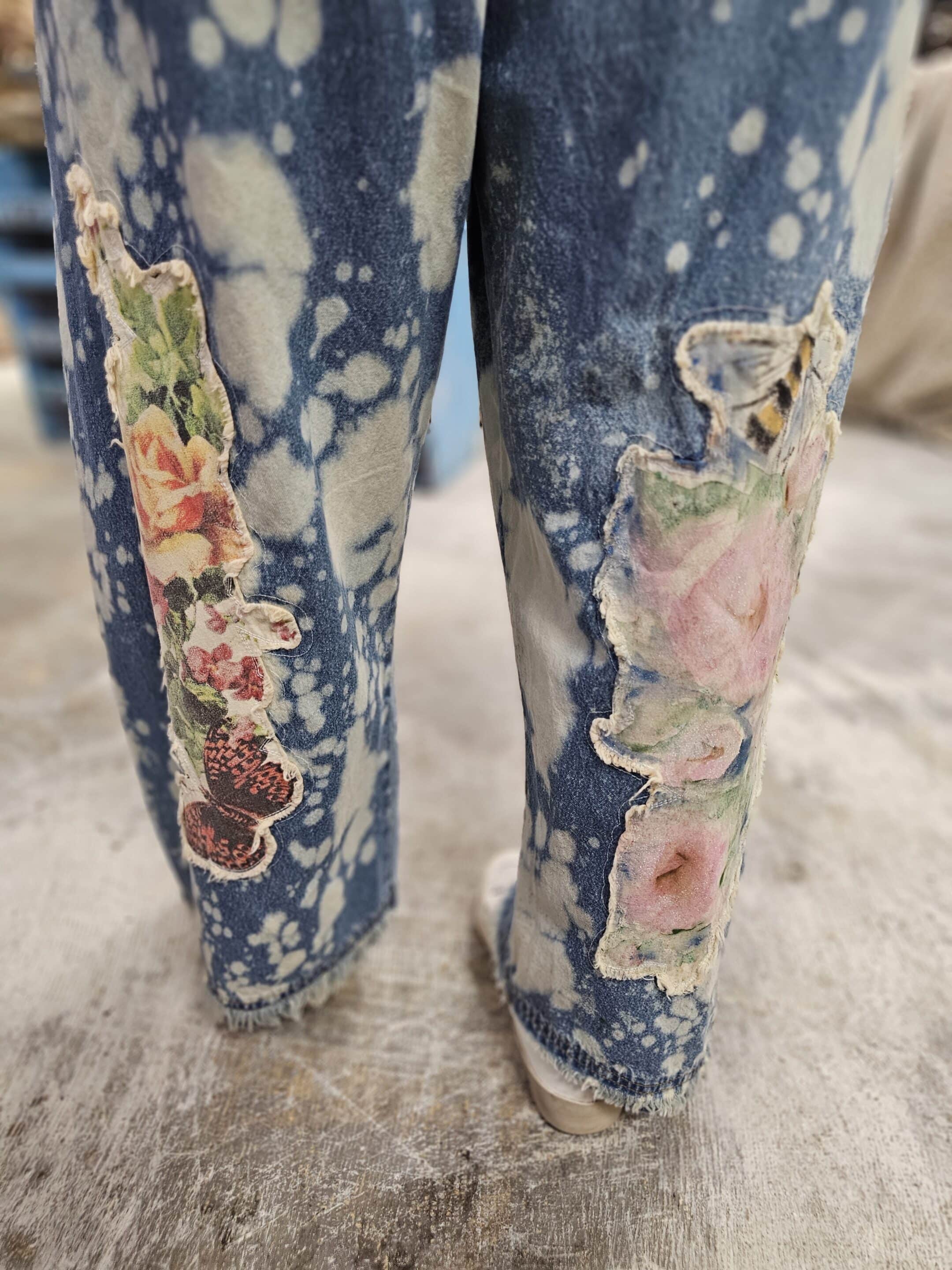 Vintage Butterfly Rose Overalls Bundle - Image 9