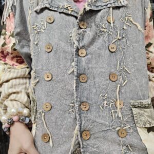 Chambray Knotted Shirt/Jacket Bundle