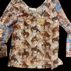 Bucking Bronco's Mesh Shirt