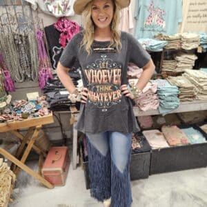 "Let Whoever Think Whatever" Tattered Tee Bundle