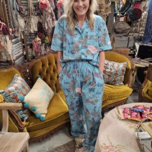 Preorder "Cause I Can" Zebra Shoe Closet P.J.'s Bundle