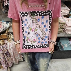 Happy Thoughts Bunny Tattered Tee Bundle