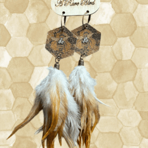 Bee Wild Feather Earrings