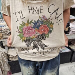 Cake With My Flowers Tattered Tee Bundle